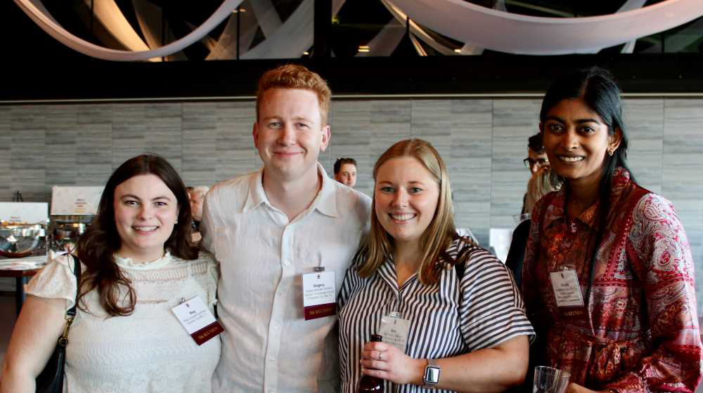 Alumni enjoy an event sponsored by the Graduates of the Last Decade (GOLD) Alumni Board.