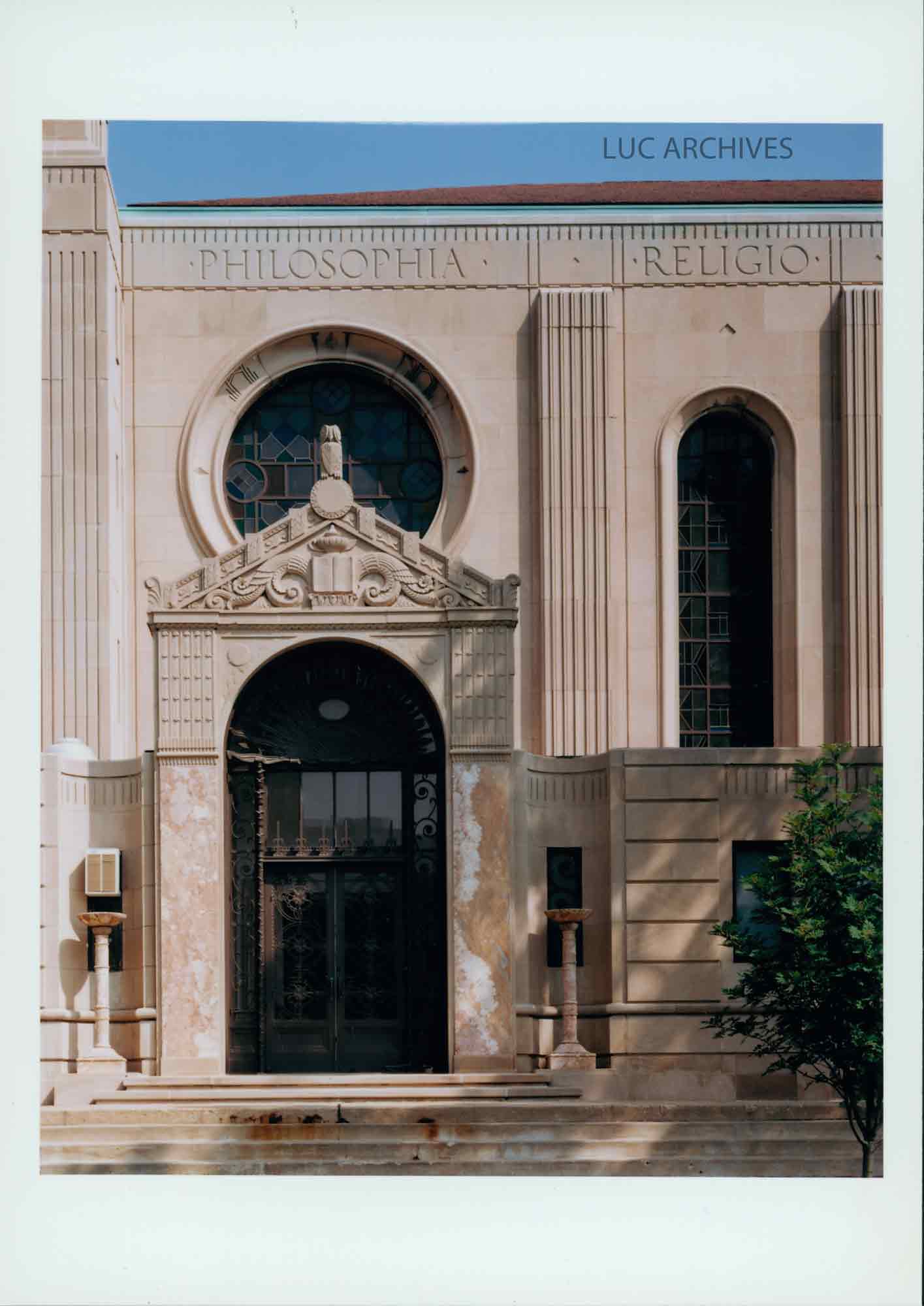 Original enrance to Cudahy Library