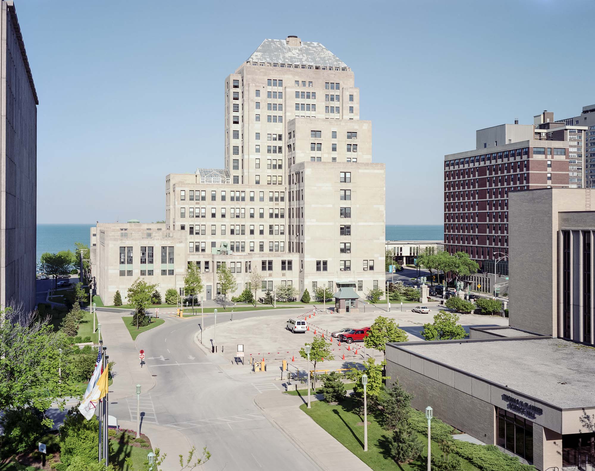 Mundelein College's Skyscraper building and Wright Hall