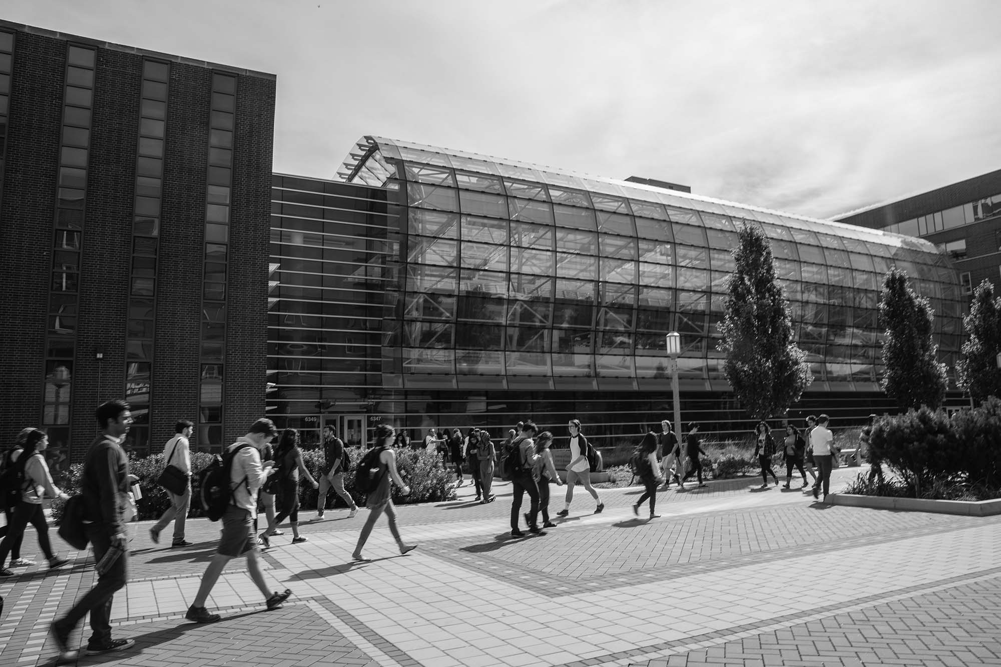 The green house and BVM Hall, the School of Environmental Sustainability