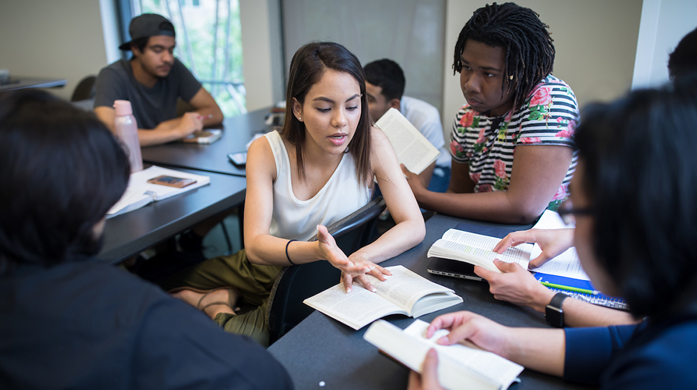 Arrupe Students in classroom