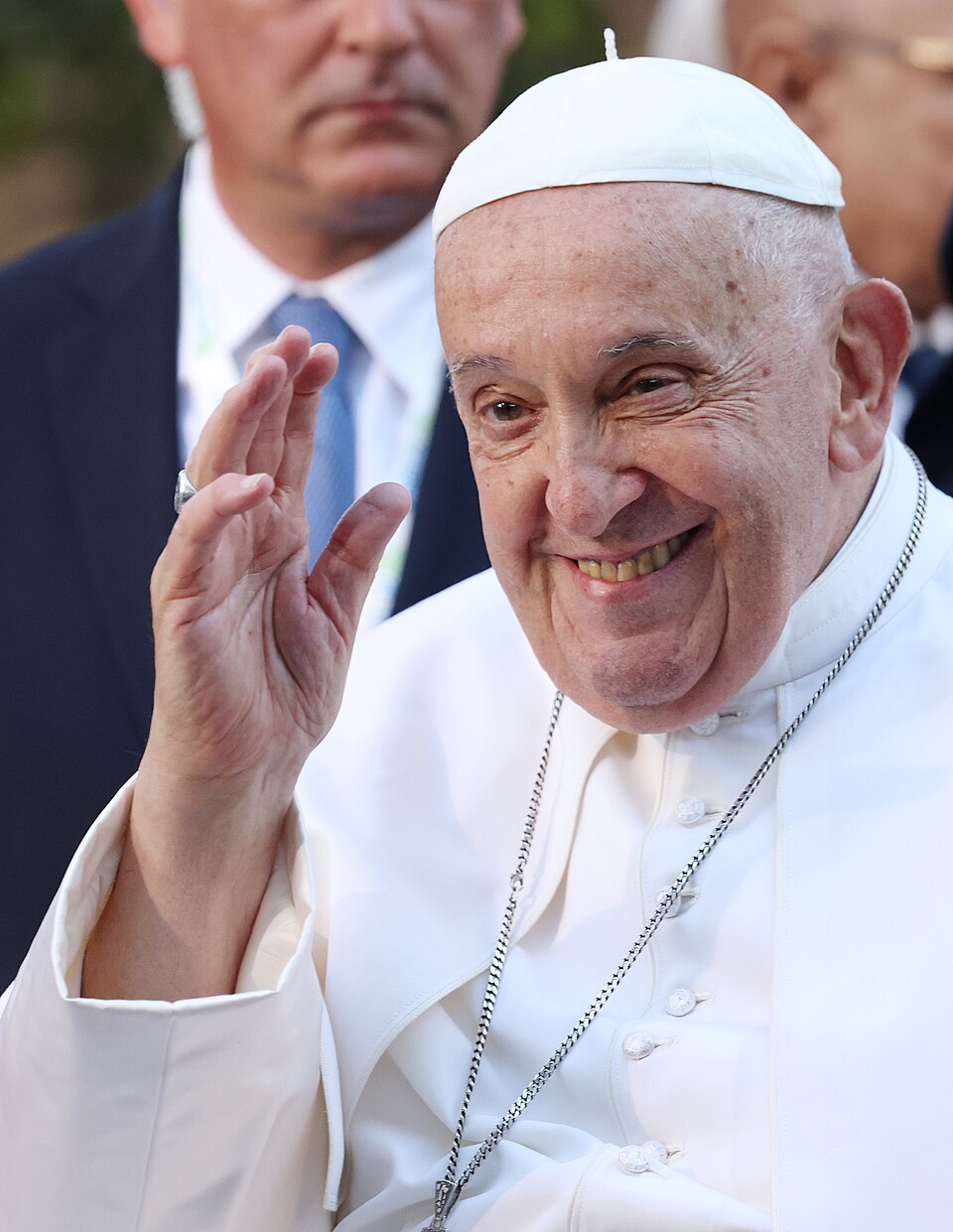 Pope Francis, courtesy of European Union. Wikimedia Commons.