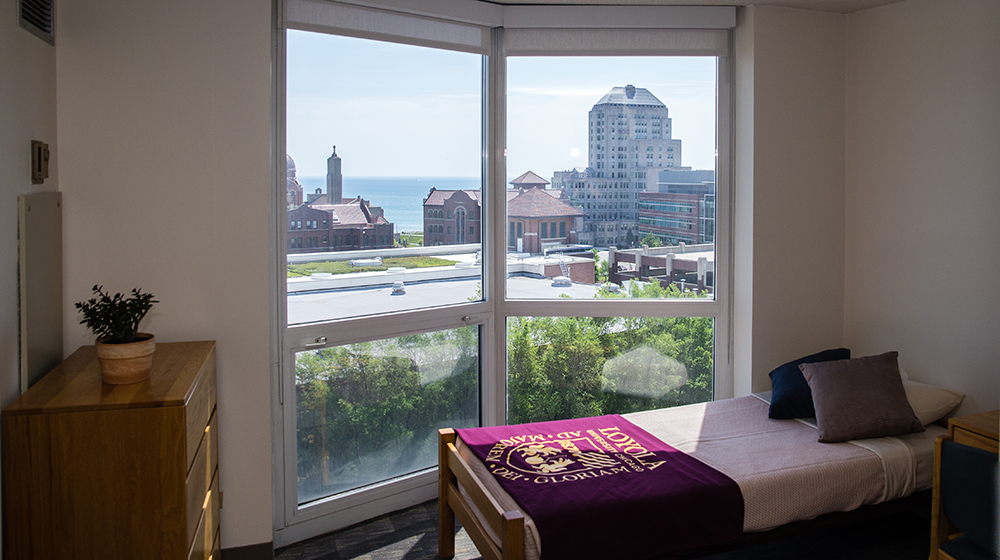 Loyola University Chicago Fordam Hall Bedroom