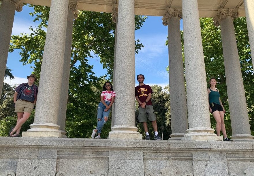 Engineering summer study abroad students in Madrid, Spain