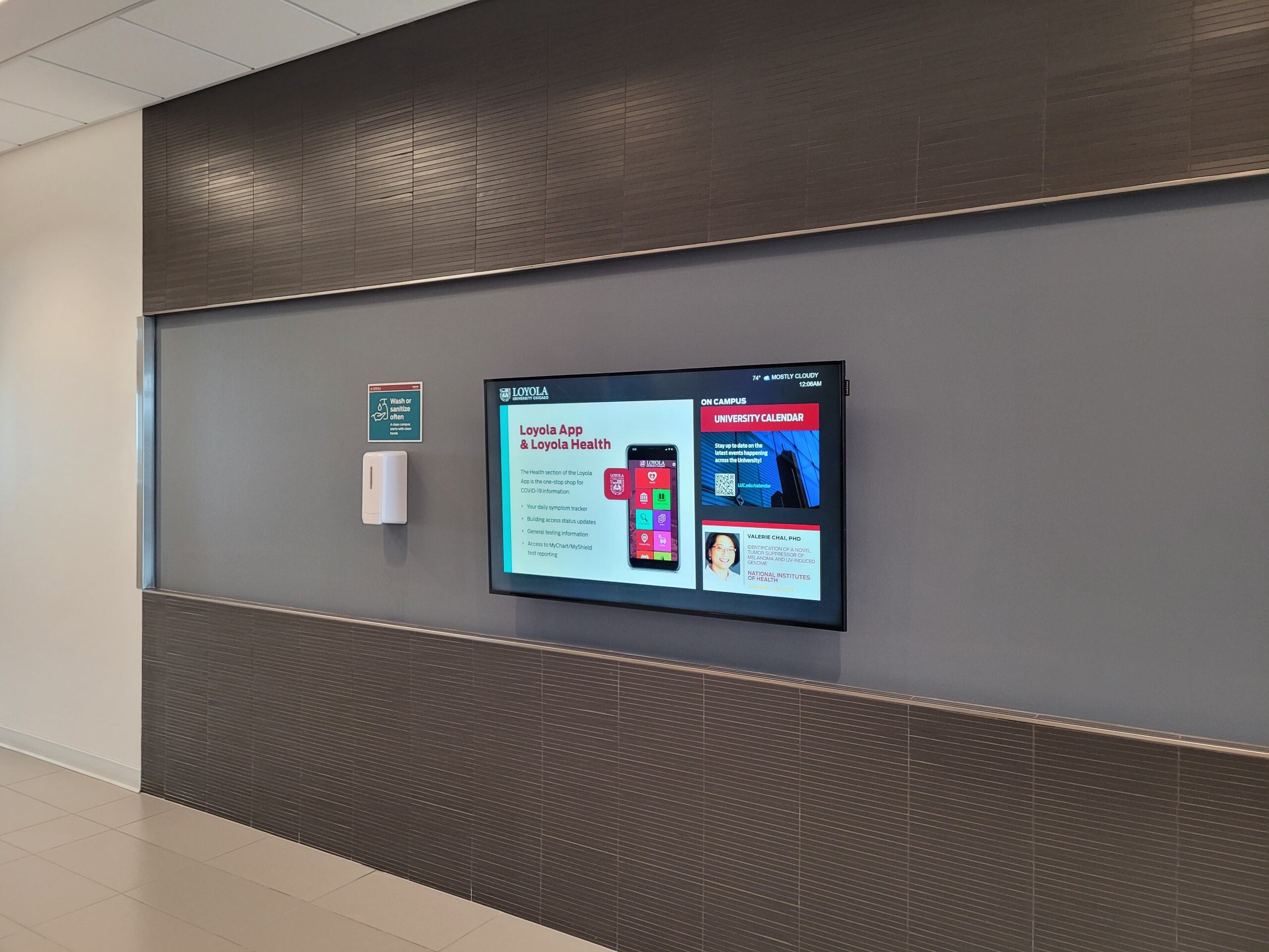 CTRE 5th Floor Digital Signage