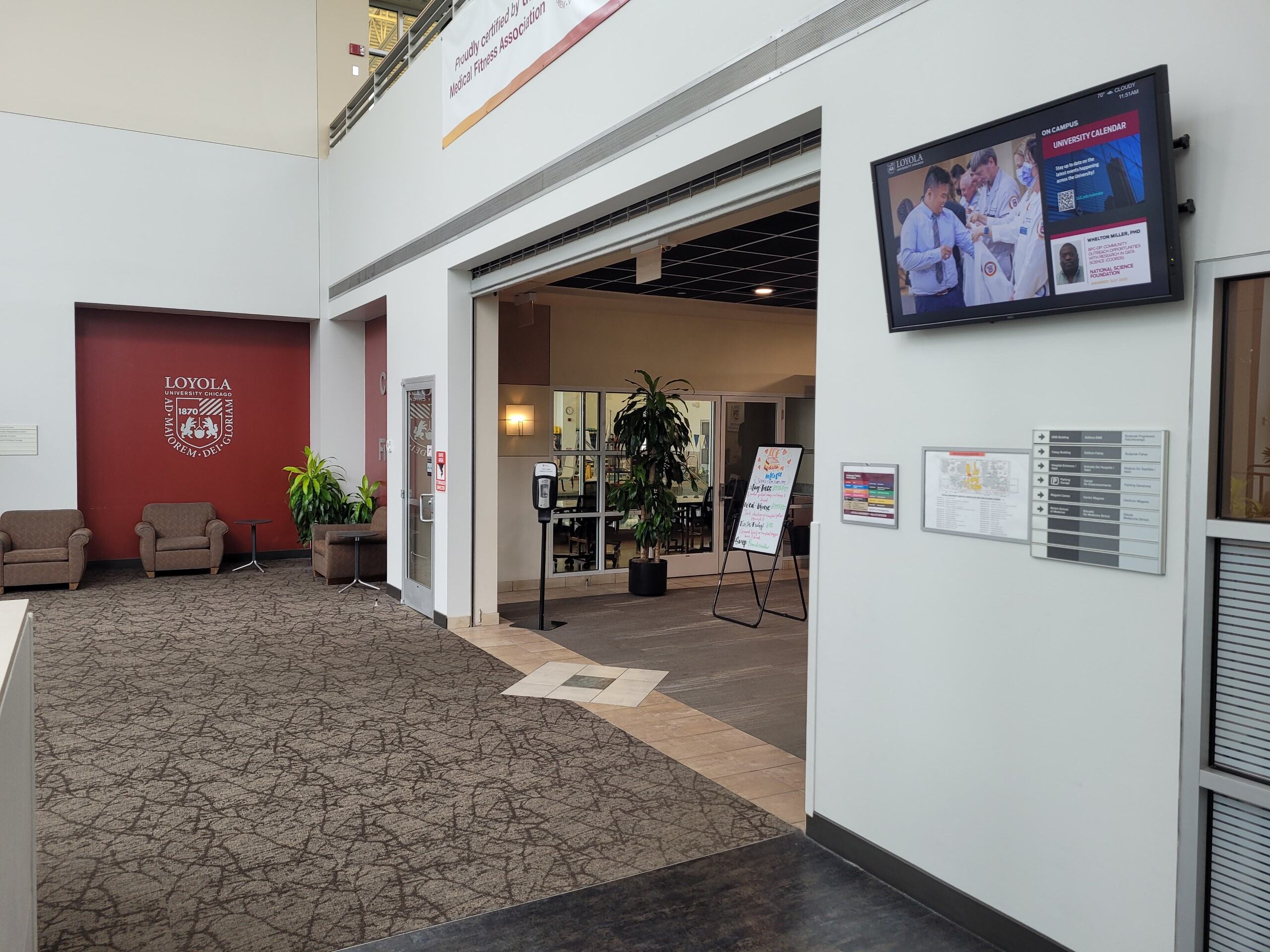 Center for Health & Fitness Digital Signage