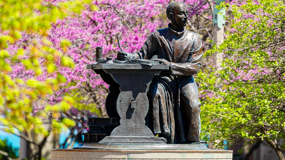 Bronze Statue of St. Ignatius of Loyola