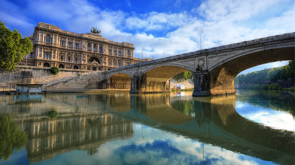 Supreme Court of Cassation as seen from the Tiber River