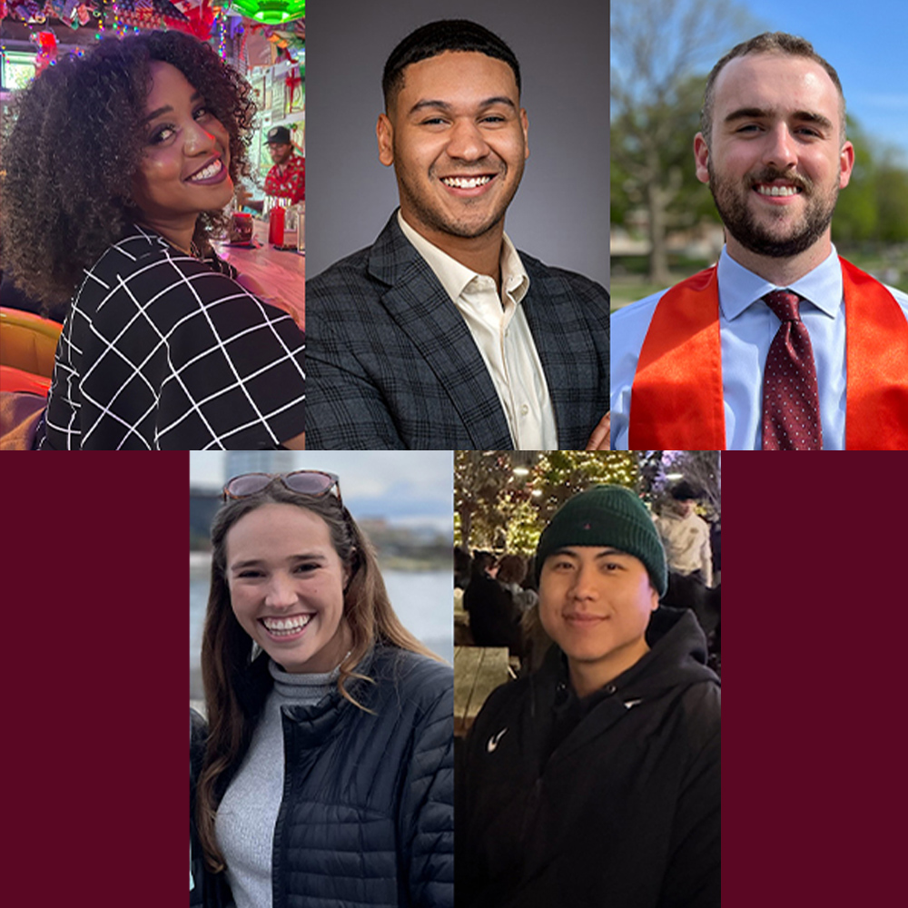 Marcelle Dupuy, Kamal Baker, Jack McNabb, Betsy Poehlman, and Travis Pham