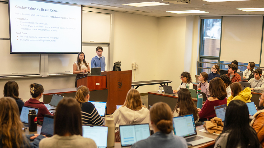 A student-led tutoring class