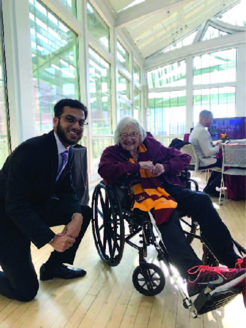 Junaid meeting with Sr. Jean