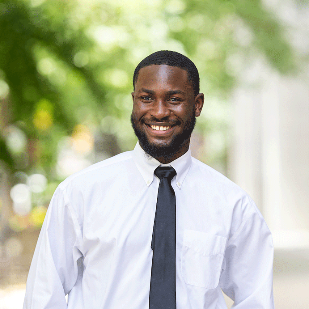 Damilare Abdulsalam smiling