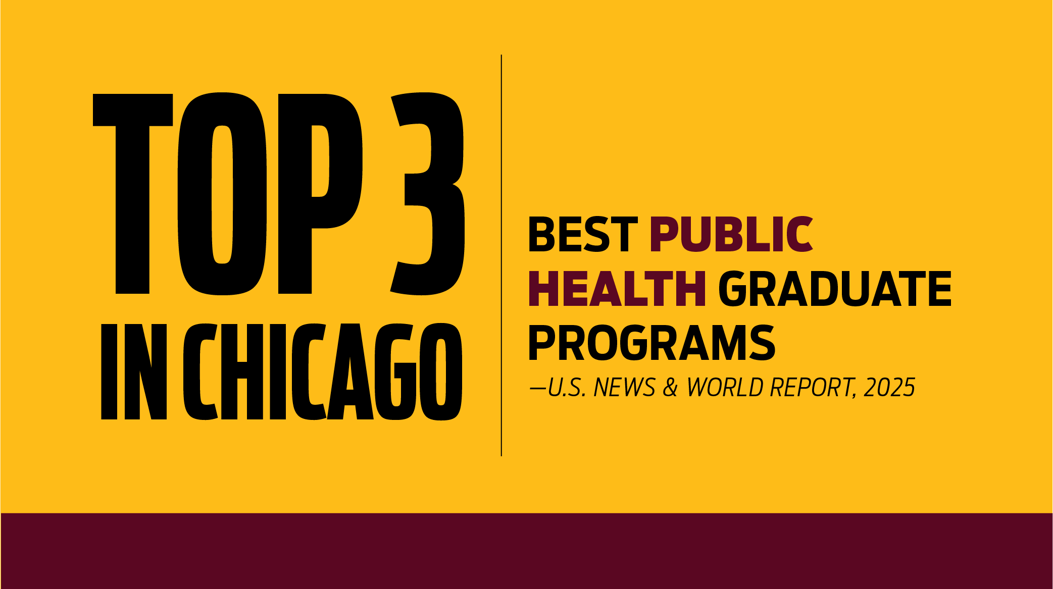 Top 3 in Chicago Public Health Graduate Programs