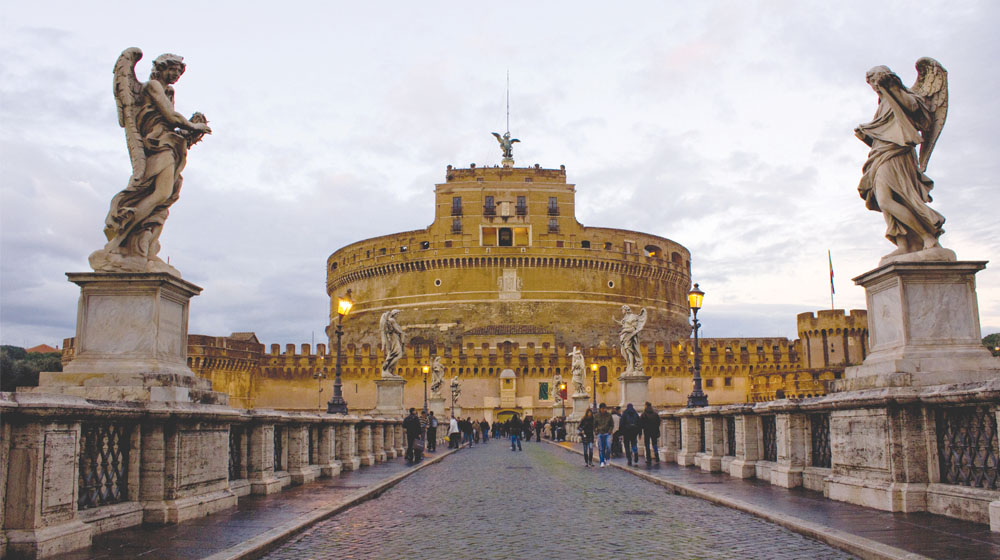 St. Angelo Bridge in Rome