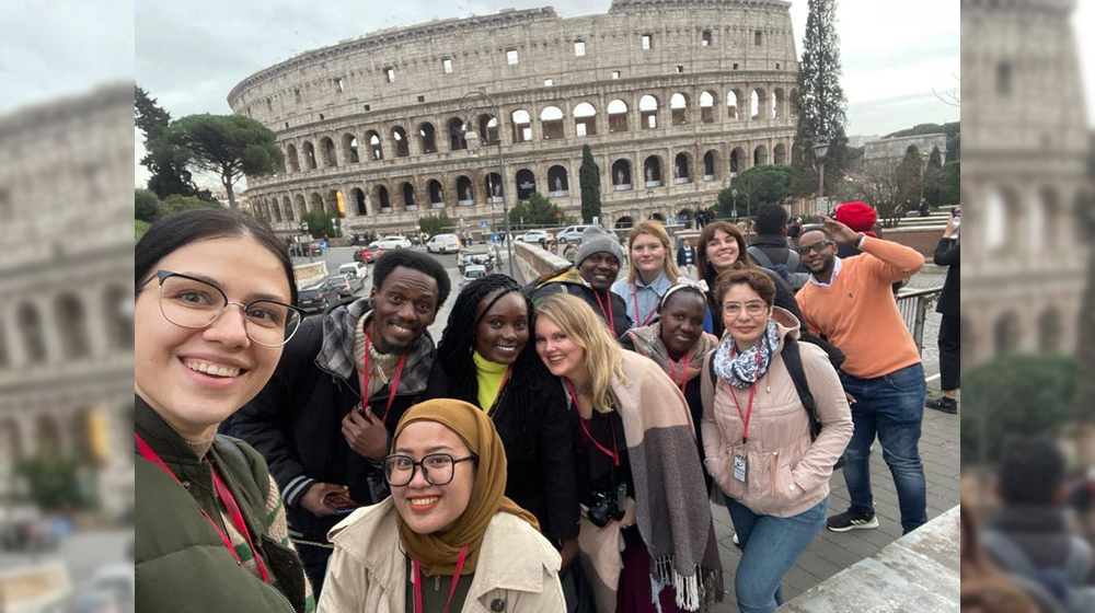 Students at Colosseum