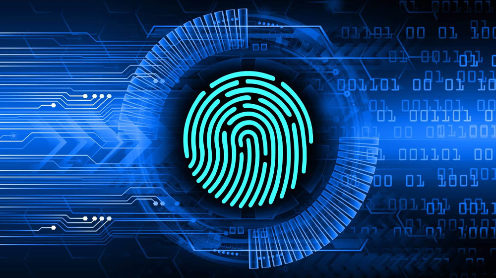 Digital fingerprint scan