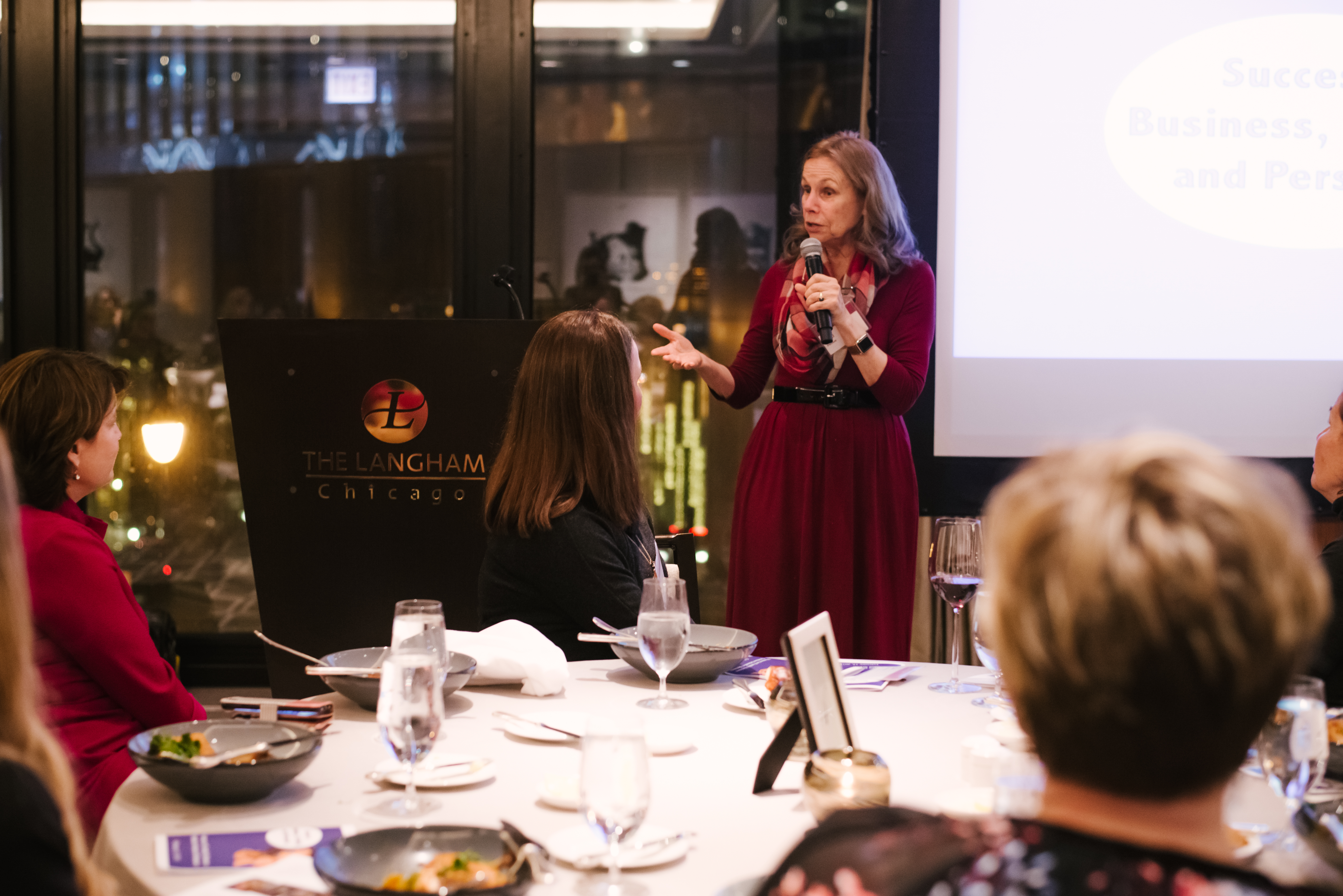 Mitzi Perdue at the Family Business Center Women's Event in 2018