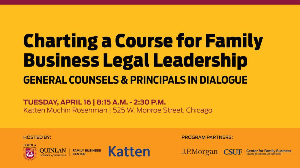 Legal Leadership for Family Businesses