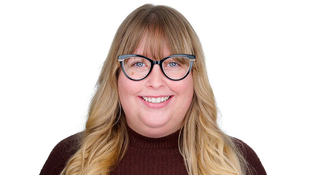 Headshot of Allison Davis on a white background