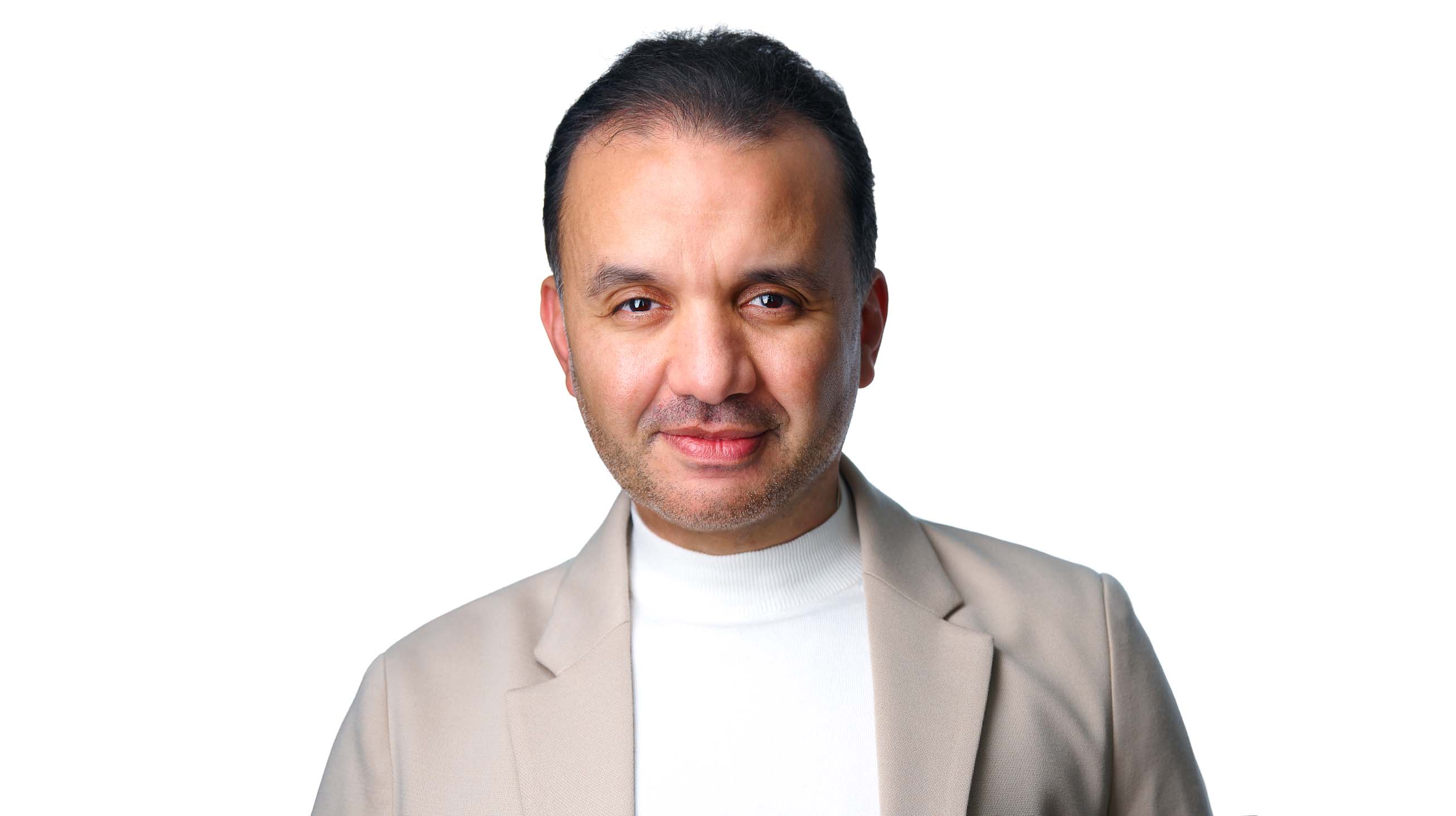 Headshot of Ehab Yamani on a white background