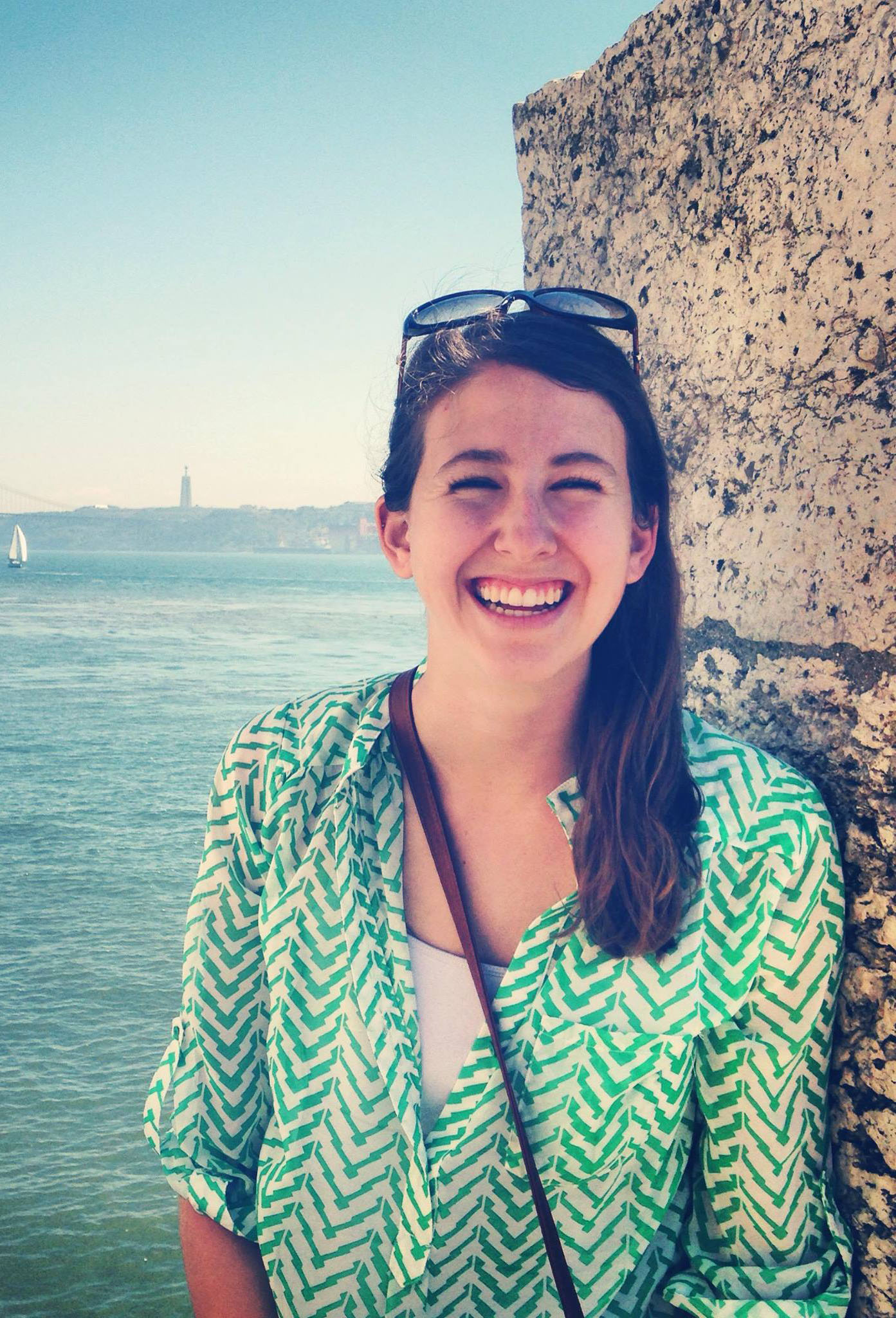 Image of Libby Thornton smiling in front of the lake