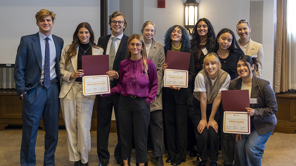 group photo of Abrams Challenge finalists