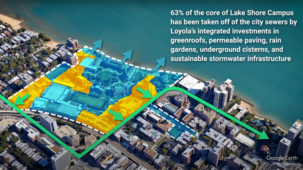 stormwater map of campus