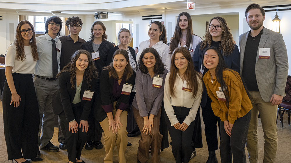 group photo of Abrams Challenge finalists