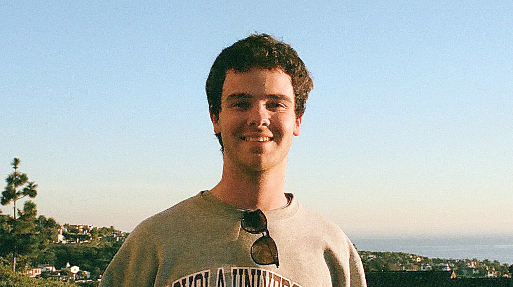 Portrait of Loyola Writing Fellow Ryan Maddigan