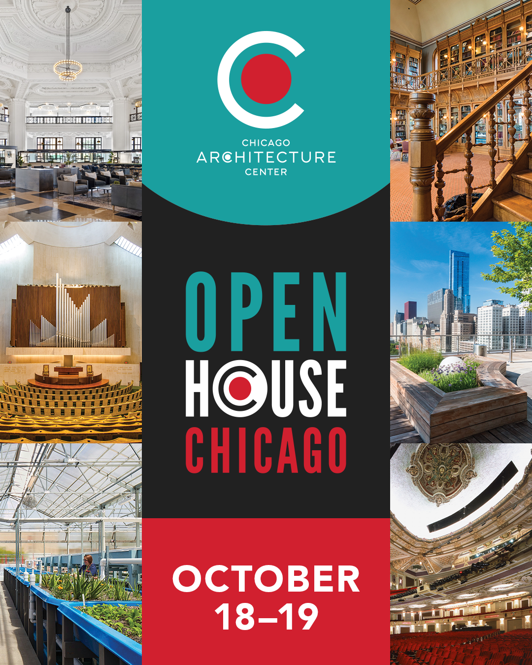 Chicago Architecture Center Open House Chicago October 18-19, 2025